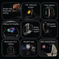 Noise Ultra 3 Luminary Smart Watch with India's 1st Ever Personalised Notification Alerts (Lumilert),1.96" AMOLED, Premium Metallic Dial,Send Upto 5 Emojis (Lumiping), Health Suite (Forest Green)