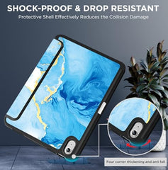 Robustrion Cover for iPad 11th Generation (A16) / 10th Gen Cover Case with [Right Side Pencil Holder] [Auto Sleep Wake] [Soft Back] (2022/2025), Case for iPad 11th 11"/ 10th 10.9" - Yellow