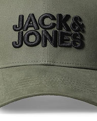 JACK & JONES Men Cotton Cap (12204480_Forest Green_ONE)