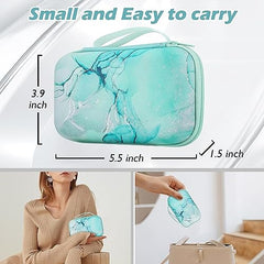 VNJ Accessories Premium Protective Case Fit for Apple Magic Mouse 1 and Magic Mouse 2, (Green Marble)