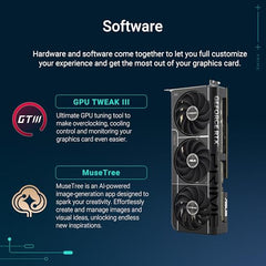 ASUS Prime GeForce RTX™ 5070 12GB GDDR7 OC Edition Graphics Card (PCIe® 5.0, 12GB GDDR7, HDMI®/DP 2.1, 2.5-Slot, Axial-tech Fans, Dual BIOS)