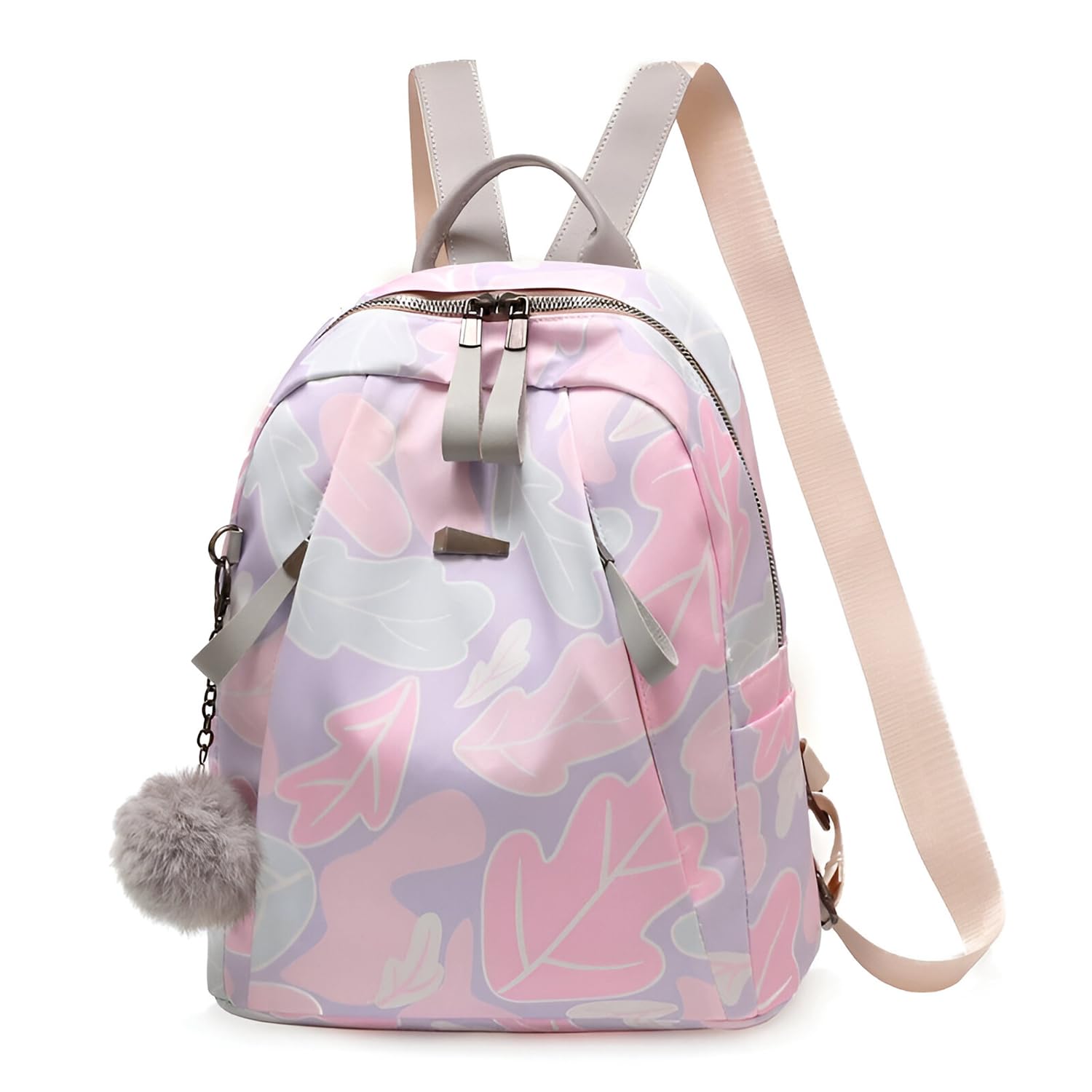SYGA Women's Fashionable Backpack with Soft Structure, Zipper Closure, and Multiple Pockets for Daily Use