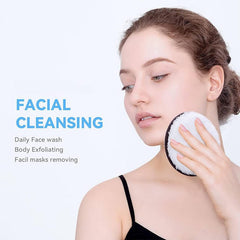 MOMISY Reusable Makeup Remover Cleansing Pads | Easily Removes Stubborn Face & Eye Makeup | Multifunctional, Safe for Oily, Dry or Sensitive skin | Pack of 4