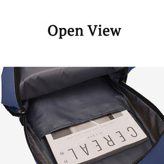 SYGA Kids Schoolbag, Breathable, Waterproof, Customized Logo Backpack For Kindergarten And Elementary School Students (Small Dark Blue With Red)