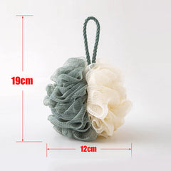SYGA 2 Pcs Bath Ball Large Soft Anti-scattering Matching Bath Flower Adult Home Bath Ball Wipe Random Color