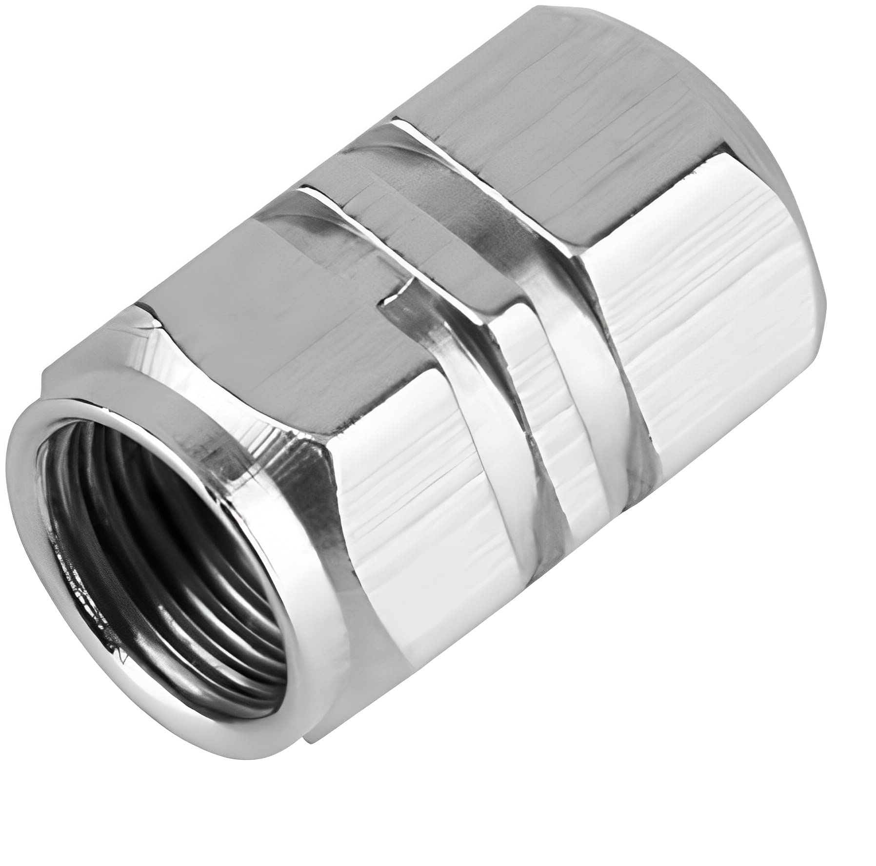 Generic 4X Aluminium Tire Wheel Rims Stem Air Valve Caps Tyre Cover Car Truck Silver