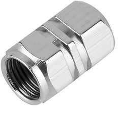Generic 4X Aluminium Tire Wheel Rims Stem Air Valve Caps Tyre Cover Car Truck Silver