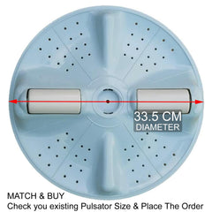 FUSION STAR Pulsator Suitable for Samsung Only for 6kg/6.2kg/6.5kg, Capacity Top Load Fully Automatic Washing Machine Replacement Parts Match & Buy (Square Shaft)