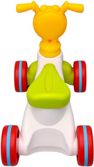 SYGA Baby Balance Bikes Bicycle Children Walker 10 Month -24 Months Toys for 1 Year Old No Pedal Infant 4 Wheels Scooter Toddler First Birthday Gift