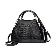 SYGA Women's Shell Handbag Elegant Purse with Contrast Detail & Shoulder Strap