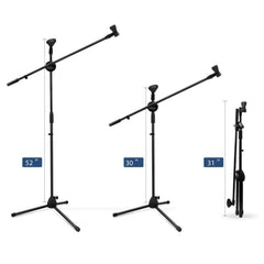 SYGA Portable Projector Microphone Stand Kit with 360? Panorama Ball Head and Cell Phone Space with Carrying Bag
