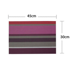 SYGA Set of 4 Coffee Cup Design Washable Table Mats, Place Mat(Green)