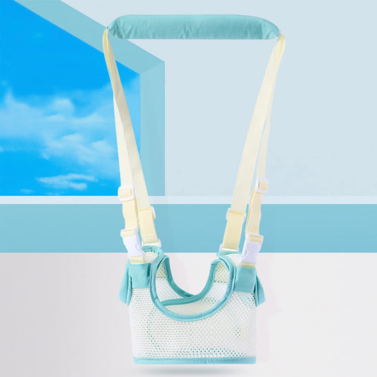 SYGA Handheld Baby Walker with Harness, Adjustable Walking Assistant Helper for Infant Child (Age 6 Months to 24 Months),Stand Up and Learn Walking, (LiftUp Pink)
