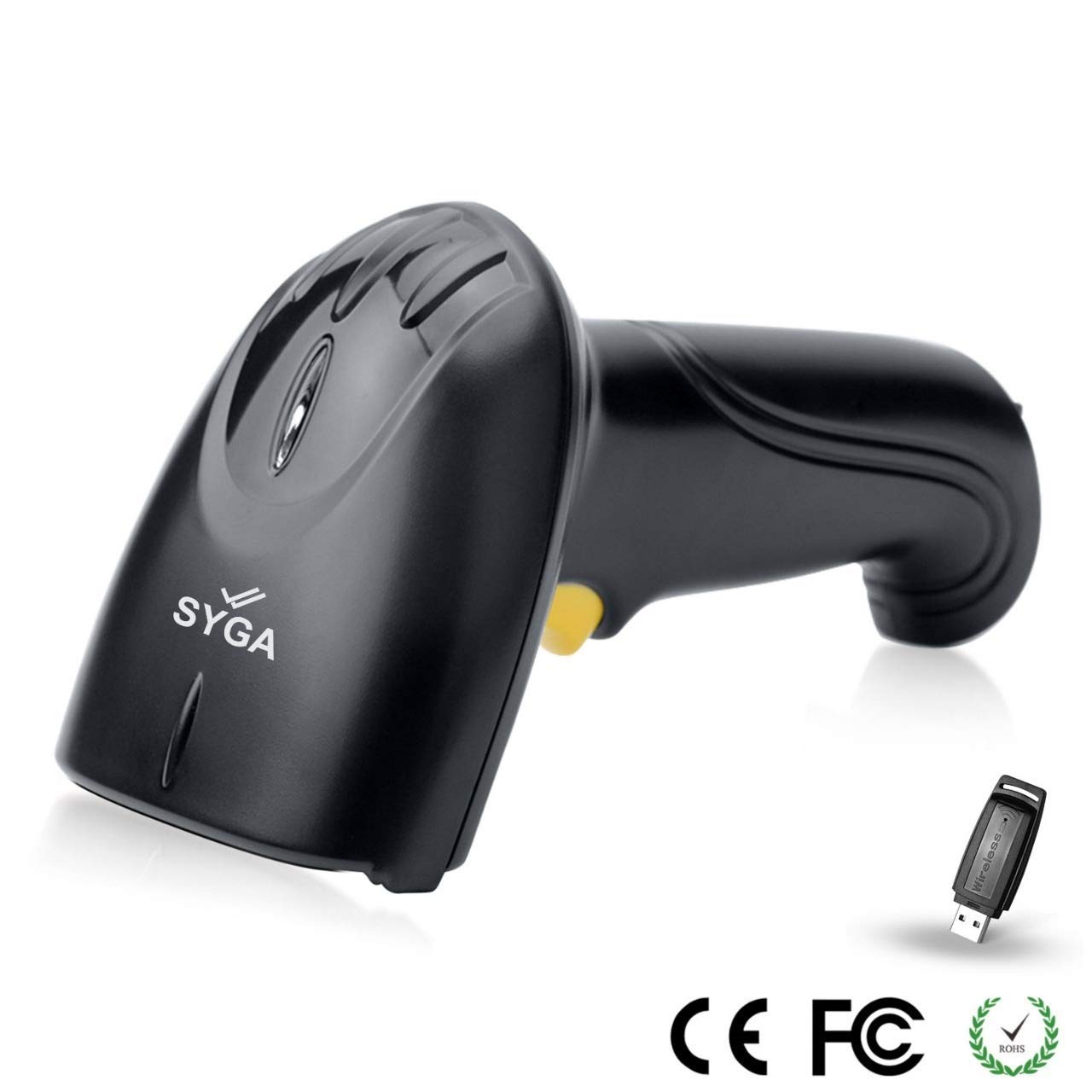 SYGA Wireless Laser Barcode Scanner