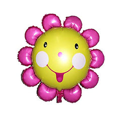 SYGA Cute Rainbow and Bear Theme Birthday Party Balloons Set (Blue)