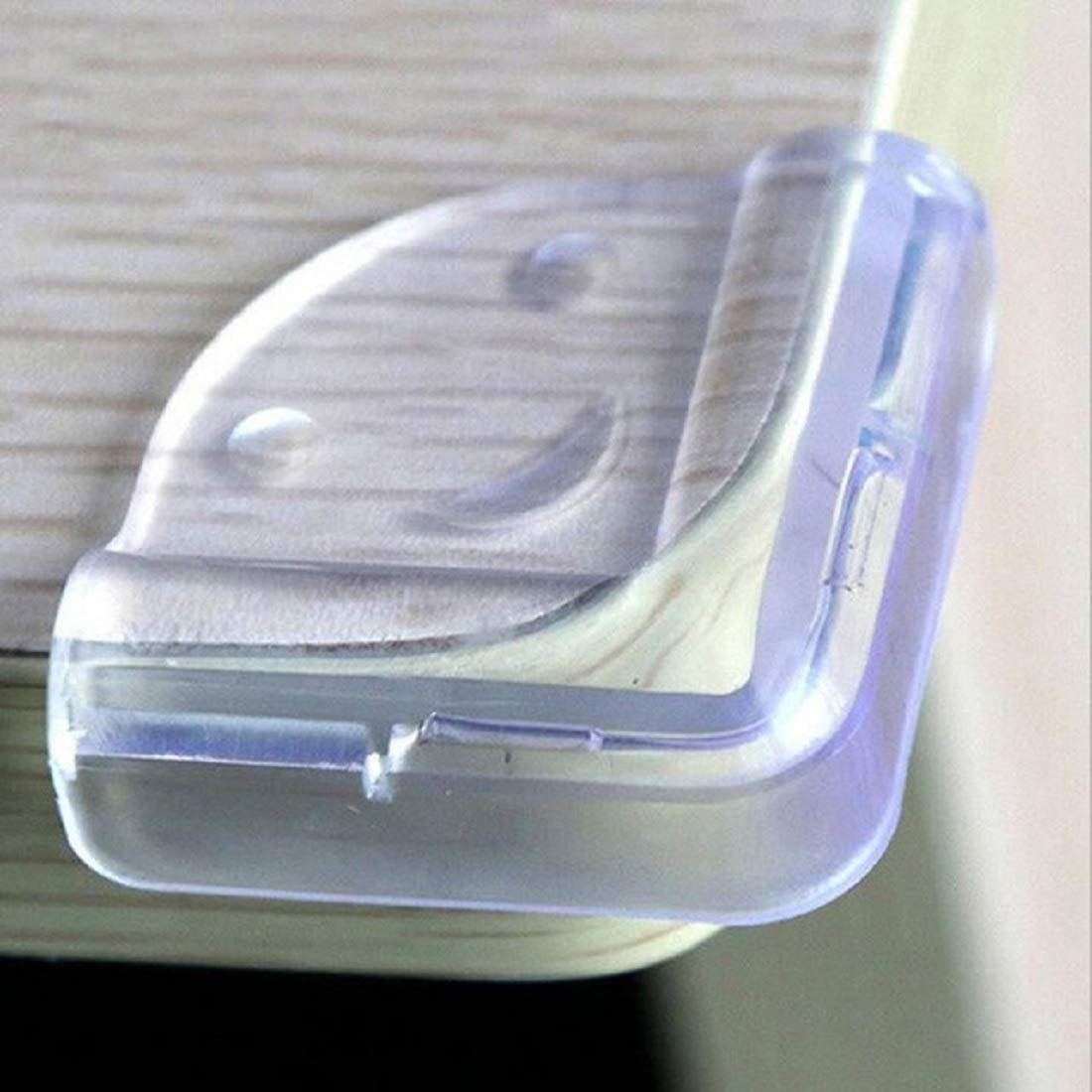 SYGA Set of 4 Transparent C Shape Baby Safety Corner Gaurd Baby Proofing Corner Protector