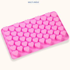 SYGA Xcellent Global Mini Pink Heart Shape Silicone Ice Cube/Chocolate Mold