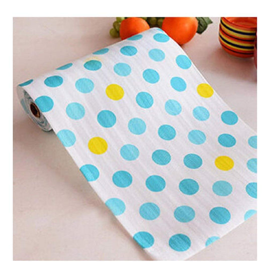 SYGA Large Blue Environmental Protection Printing Drawer Wardrobe Moisture and Dust Mildew Pad Antibacterial Dust Waterproof Non - Slip Mats (30x500) cm