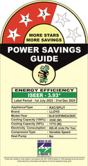 Lloyd 1.0 Ton 3 Star Inverter Split AC (5 in 1 Convertible, Copper, Anti-Viral + PM 2.5 Filter, White with Chrome Deco Strip, â€Ž230 Volts, GLS12I3FWAEA)