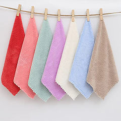MOMISY Baby Wash Cloth Face Towel Handkerchief for Baby New Born/Infants/Toddlers-Assorted Colours (10)
