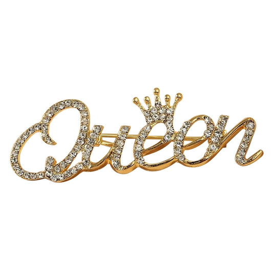 SYGA Brooch Pin Fashion Crystal Rhinestone Jewellery Pin Vintage Accessories Decoration Clothing Bouquet Brooches for Bridal Women Girl- Queen