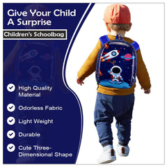 SYGA Children's School Bag Cartoon Backpack Oxford Kids Chest Multi-Purpose Baby Bag for 2-4 Years Kids (Airplane)