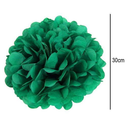 SYGA 6 Pieces Multicolor Handmade Paper Flower Balls Lovely Pom Poms Creative Hanging Balls for Baby Shower Wedding Birthday Party Decor Use(25cm)