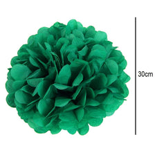 SYGA 6 Pieces Multicolor Handmade Paper Flower Balls Lovely Pom Poms Creative Hanging Balls for Baby Shower Wedding Birthday Party Decor Use(25cm)