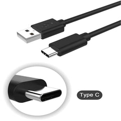 SYGA 5A USB Type C Data Cable for All Type-C Devices(Black)