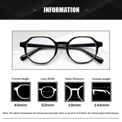 SYGA Anti-Blue Light Retro Flat Mirrors Cross-Border Glasses Suitable For 16+ boys&Girls Candy Color(Yellow)