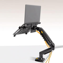 SYGA NB F80-FP Adjustable Laptop Monitor Mount, 10-17 Inches, Load Capacity 2-9KG, Gun Black