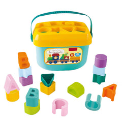 Syga 16 Pcs Baby's First Building Blocks - for Baby Kids - Alphabets and Shapes Learning