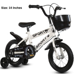 SYGA 14" Baby Balance Bike with Stable Training Wheels_Red
