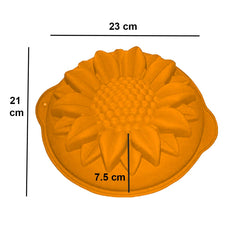 SYGA Big Sunflower Silicone Cake, Jelly, Pudding, Mousse, Bread DIY Baking Mould_Blue