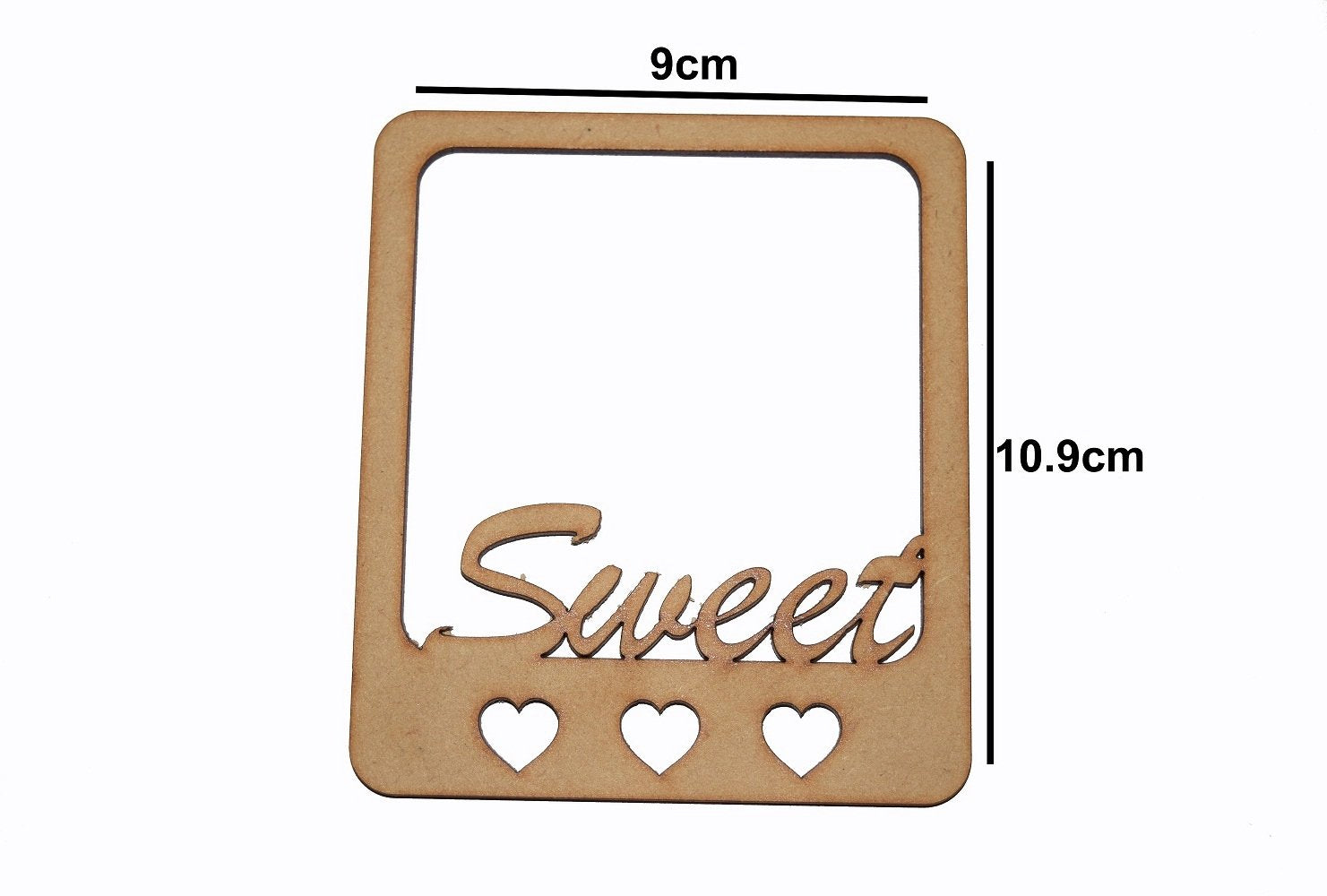 SYGA Sweet Letter with Hearts Scrapbook Decorative Wood Craft Items