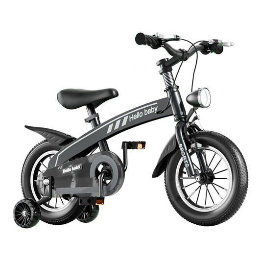 SYGA Bicycles for Kids 4-7 Years Old 16-inch Children's Light Bicycle Magnesium Alloy (16 INCH, Black)