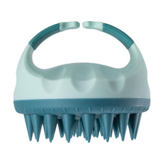 MOMISY Scalp Massager Shampoo Brush, Eco-Friendly Wheat Straw Body With Soft Silicon Bristles, Hair Scalp Scrubber, Scalp Exfoliator | Dandruff Removal (Green)