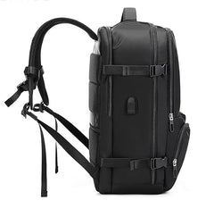 Red Lemon Bange Urban Pack Laptop Backpack for men and women | Multi-Compartment Water Resistant Business Travel Laptop Backpack upto 17" (Black N)