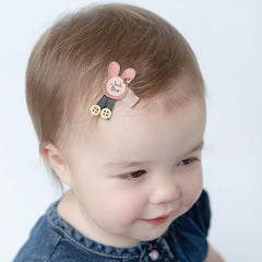SYGA 10 Pcs Baby Hair Clip For Girl Alligator Hair Accessory For All Type of Infant Toddler Design Animal Cartoon Butterfly Mickey Mini Puppy Fish Unicorn Elephant