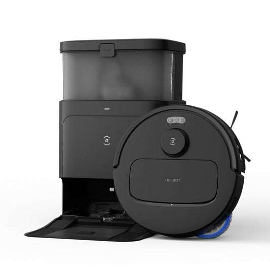 ECOVACS Deebot N30 PRO Omni 2 In 1 Robotic Vacuum Cleaner & Mop,10000 Pa Suction,3500+ Sq.Ft,Self-Emptying Omni-Station,Truedge Mopping,Zerotangle 2.0,Hot Air-Drying,Auto-Lift Mop On Carpet,320 Mins
