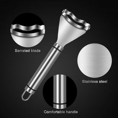 MOMISY Stainless Steel Corn Peeler, Stripper, Remover, Cutter, Vegetable and Fruit Peeler, Corn Threshing Peeler (SS 304, 18.8 cm)
