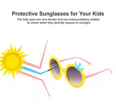SYGA Kids Goggles, Modern Stylish Eyewears for Boy's and Girls, Crown Style - Beige- Pack of 1