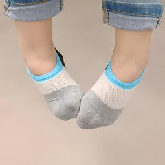 MOMISY 5 Pairs Baby Girl Boys Tube Socks Toddlers Infant Solid Color Boat Spring and Autumn Socks Stretch Baby Socks (4Color, 1 Year to 3 Year)