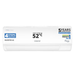 Voltas 183V Vectra CAW 1.5 ton 3 star inverter Split AC|4-IN-1 Adjustable mode|Energy Efficient|High ambient Cooling-cools even at 52Â°C|Anti dust filter with Anti-microbial coating|Copper Coil| White