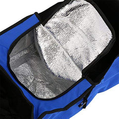 SYGA Insulation Storage Picnic Bag Heavy Shopping Organizer Foldable Storage Bag_Blue