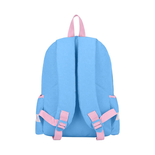 SYGA Princess Printed Nylon School Backpack for Girls 4-8 Years(PINK)