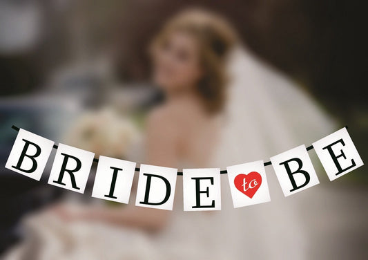 SYGA Bride to Be Banner, Wedding Banner, Bridal Party Wedding Sign Banner Photo Booth Props
