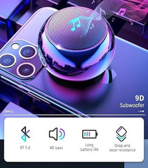 Mini Boost-4 Wireless Bluetooth Speaker with Dynamic Metal Sound