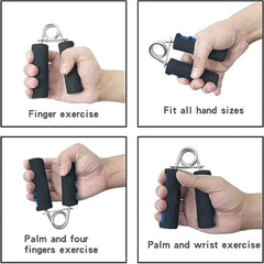 MOMISY Foam Hand Grip Strengthener/Training/Hand Exercise/Hand Gripper/Forearm Exerciser for Finger Exercise/Gym Workout Equipment to Use in Home and Gym for Men/Women (Green)