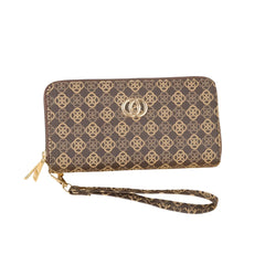 SYGA Women's Zip-Around  Wallet with, Flower Pattern ,card and Coin Holder